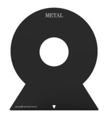 Genre verticaal Audivisions Stand Metaal