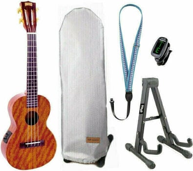 Tenori-ukulele Mahalo Electric-Acoustic Tenor Ukulele Trans Brown SET Tenori-ukulele Trans Brown - 1