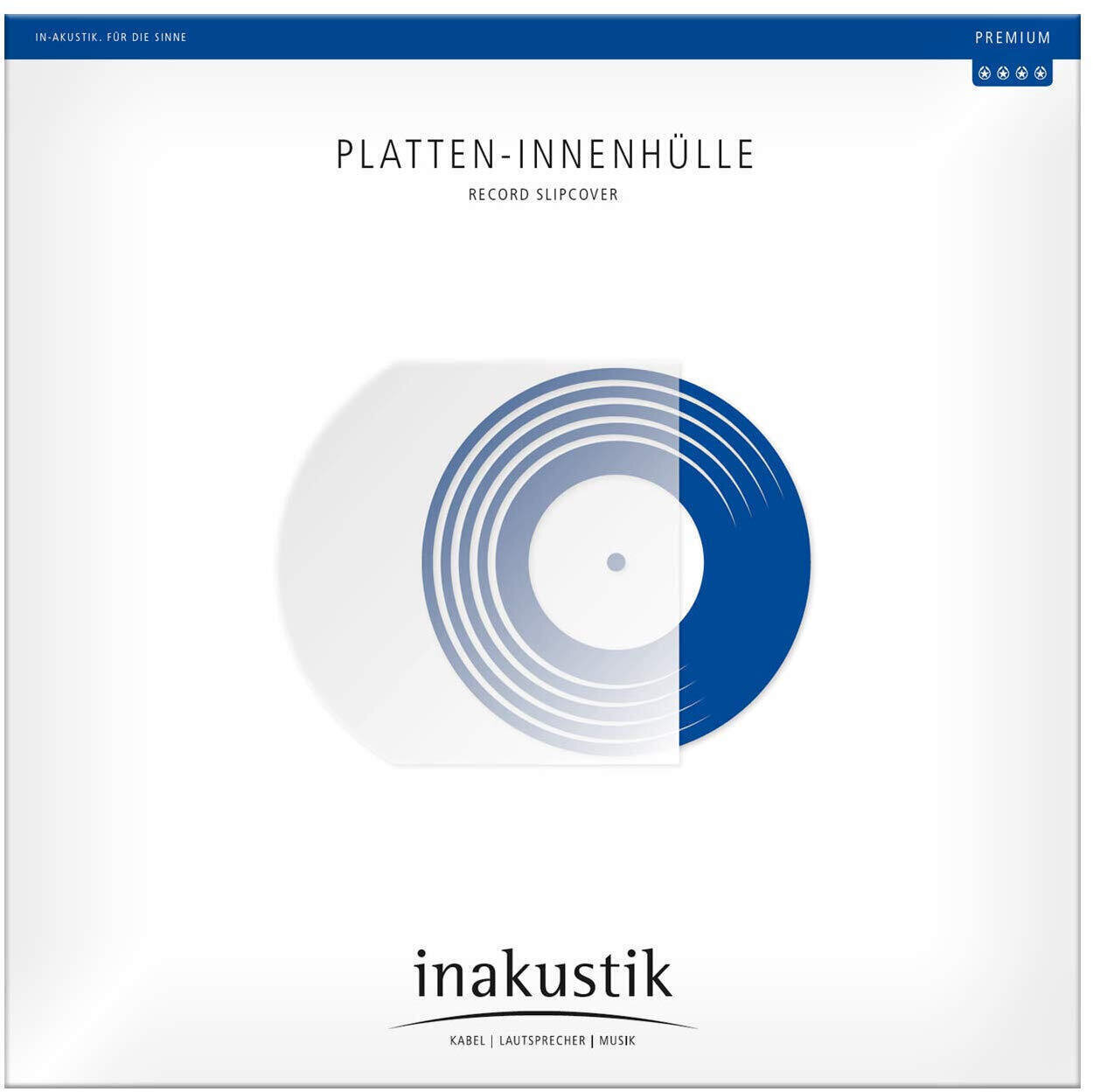 Geantă/husă pentru înregistrări LP Inakustik Record Slipcover Învelitoare Geantă/husă pentru înregistrări LP