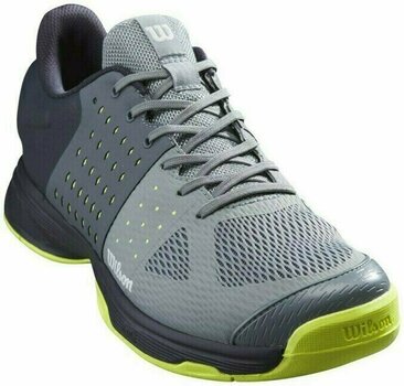 Chaussures de tennis pour hommes Wilson Kaos Komp Mens Tennis Shoe Lead/Outer Space/Safety Yellow 41 1/3 Chaussures de tennis pour hommes - 1
