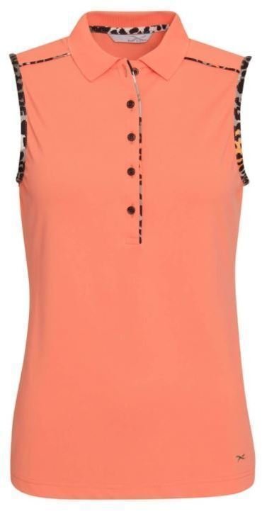 Koszulka Polo Brax Sandra Koszulka Polo Do Golfa Damska Orange XS