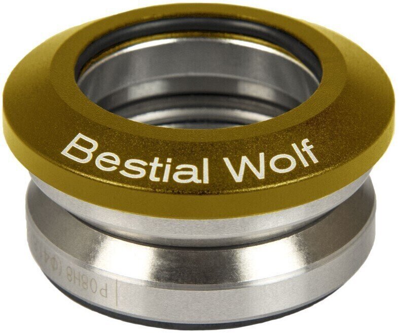 Scooetr Headset Bestial Wolf Integrated Headset Gold Scooetr Headset