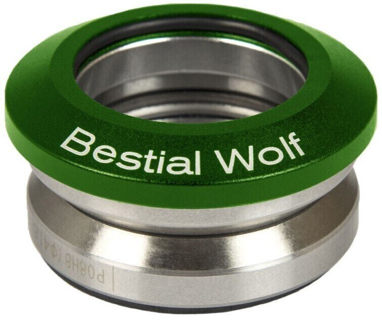 Ster do hulajnogi Bestial Wolf Integrated Headset Zielony Ster do hulajnogi
