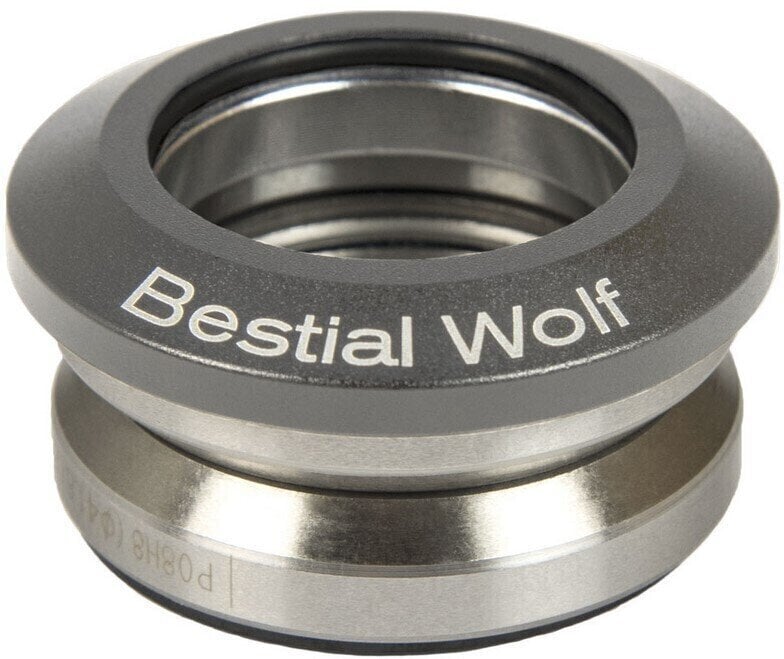 Ακουστικά για σκούτερ Bestial Wolf Integrated Headset Silver Ακουστικά για σκούτερ
