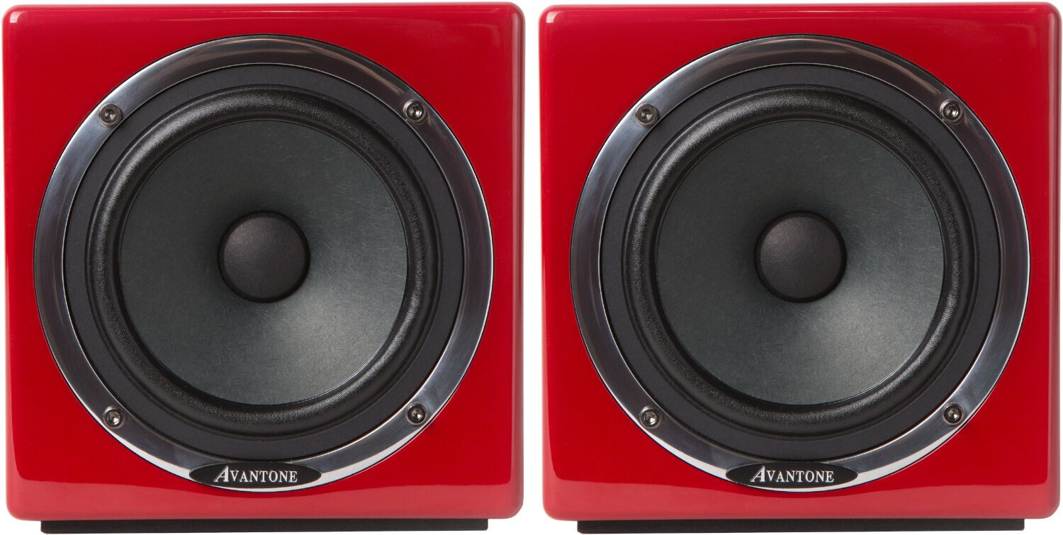 1-vägs aktiv studiomonitor Avantone Pro Active MixCubes Pair Red