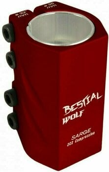 Scooter Clamp Bestial Wolf SCS Sarge Red Scooter Clamp - 1