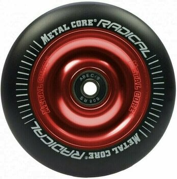 Scooter Wheel Metal Core Radical Black-Red Scooter Wheel - 1