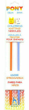 Aguja de tejer para niños Pony Kid's Knitting Needles Aguja de tejer para niños 18 cm 3,25 mm - 1