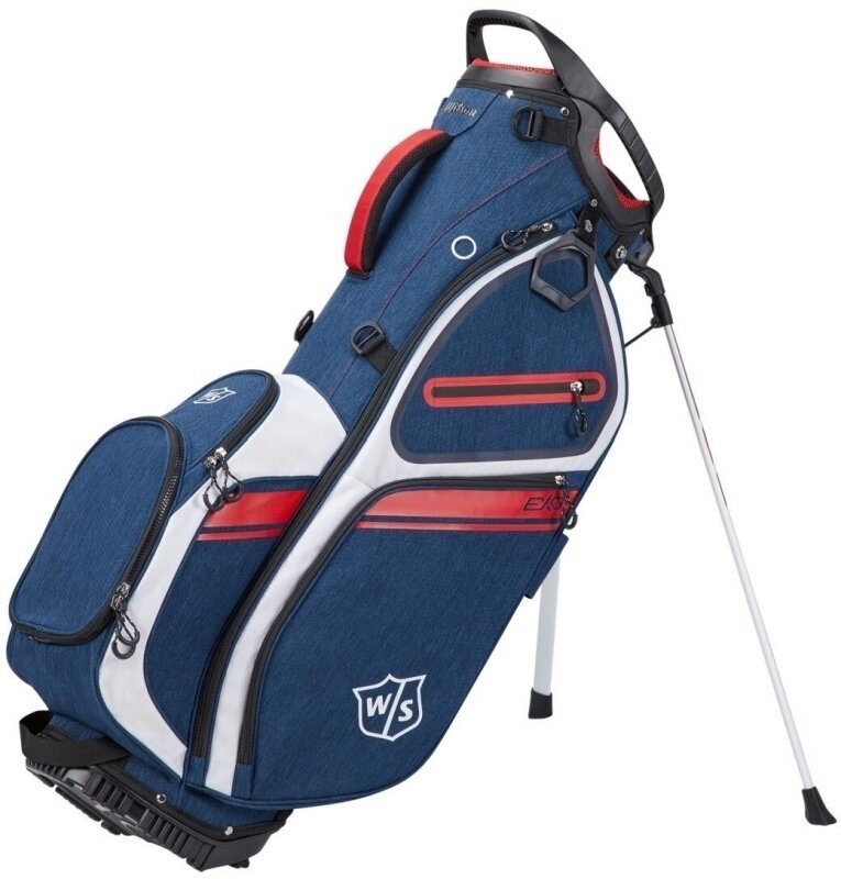 Golf Bag Wilson Staff Exo II Blue/Red/White Golf Bag