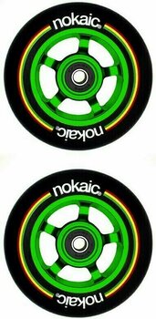 Rueda de patinete Nokaic Wheel Set Green Rueda de patinete - 1