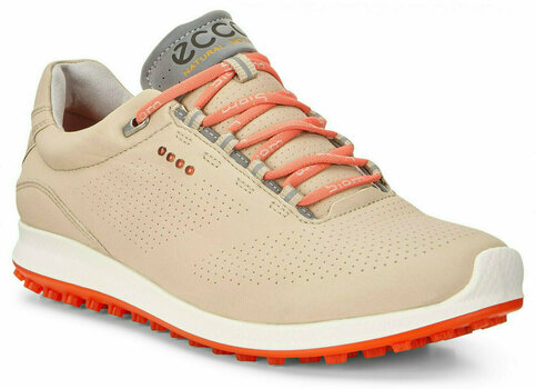 Calçado de golfe para mulher Ecco Biom Hybrid 2 Oyester/Coral Blush 36 - 1