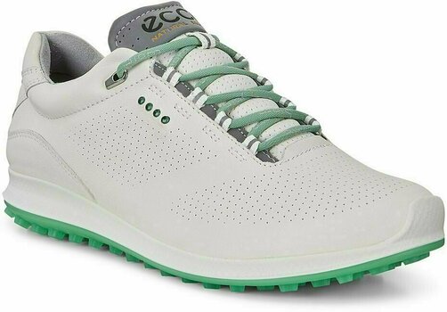 Golfschoenen voor dames Ecco Biom Hybrid 2 Womens Golf Shoes White/Granite Green 36 - 1