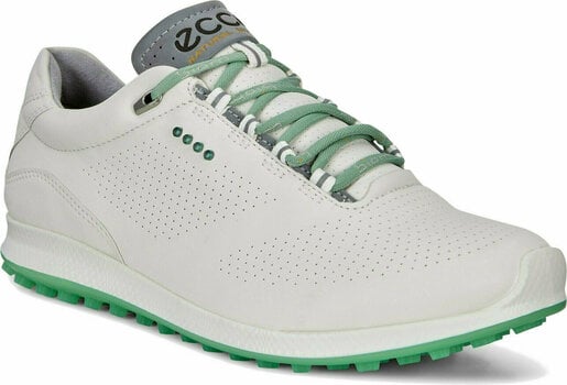 Golfschoenen voor dames Ecco Biom Hybrid 2 Womens Golf Shoes White/Granite Green 39 - 1
