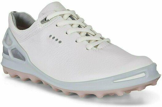 Golfskor för dam Ecco Biom Cage Pro Womens Golf Shoes White/Silver/Pink 36 - 1