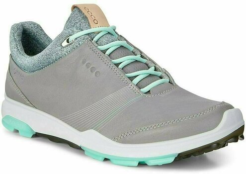 Женски голф обувки Ecco Biom Hybrid 3 Womens Golf Shoes Wild Dove/Emerald 41 - 1