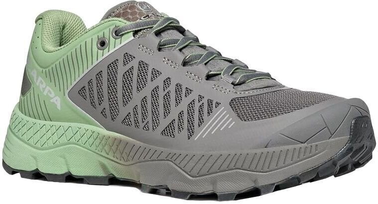 Scarpa Spin Ultra Shark/Mineral Green 38 Chaussures de trail running Grey female