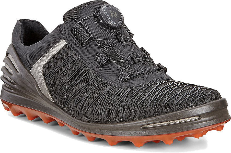 Férfi golfcipők Ecco Cage Pro Férfi Golf Cipők Black 41
