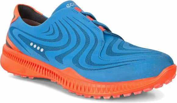 Pantofi de golf pentru bărbați Ecco S-Drive Mens Golf Shoes Bermuda Blue/Fire 40 - 1
