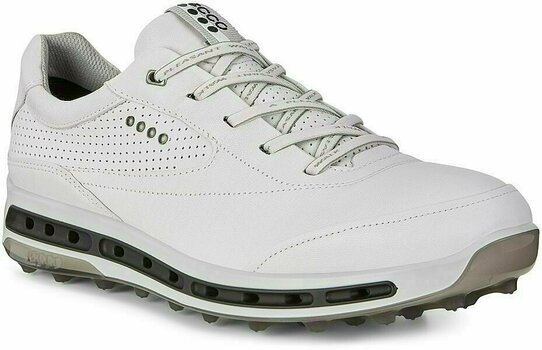 Men's golf shoes Ecco Cool Pro Mens Golf Shoes White/Black/Transparent 40 - 1