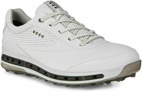 Heren golfschoenen Ecco Cool Pro Mens Golf Shoes White/Black/Transparent 41 - 1