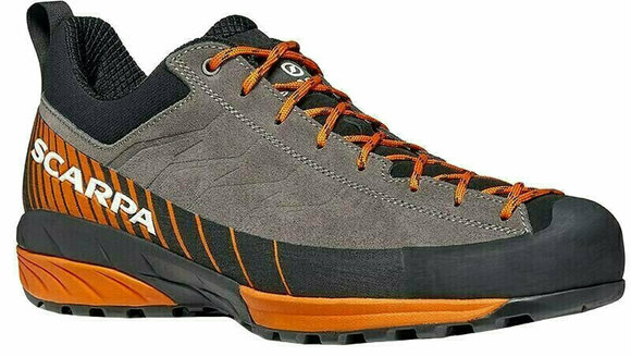 Mens Outdoor Shoes Scarpa Mescalito Titanium/Orange 45,5 Mens Outdoor Shoes - 1