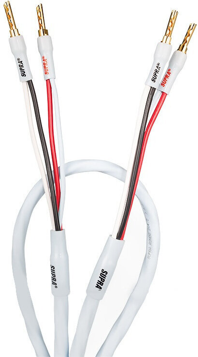 Câble Hi-Fi Président SUPRA Cables Rondo 4 m Blanc Câble Hi-Fi Président