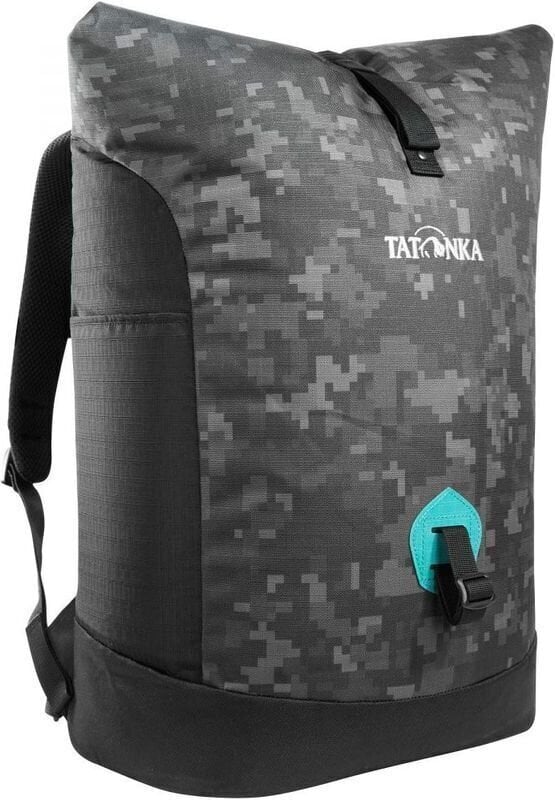 Lifestyle sac à dos / Sac Tatonka Grip Rolltop Pack Black/Digi Camo 34 L Sac à dos