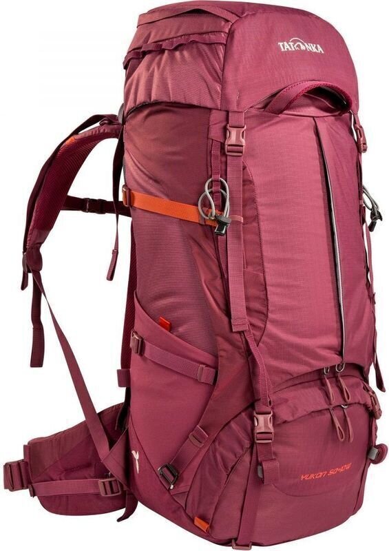 Outdoor Backpack Tatonka Yukon 50+10 Women Bordeaux Red UNI Outdoor Backpack