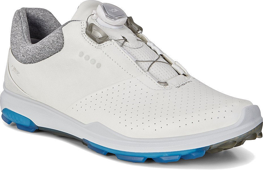 Calzado de golf para hombres Ecco Biom Hybrid 3 Mens Golf Shoes White/Dynasty