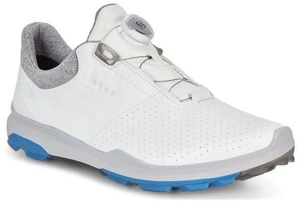 Chaussures de golf pour hommes Ecco Biom Hybrid 3 Mens Golf Shoes White/Dynasty