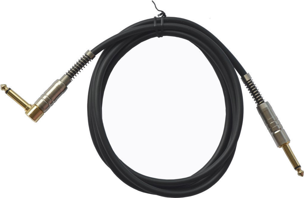 Cablu instrumente Lewitz TGC 077 Negru 3 m Drept - Oblic