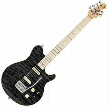 Elektrická kytara Sterling by MusicMan SUB AX3 Transparent Black - 1