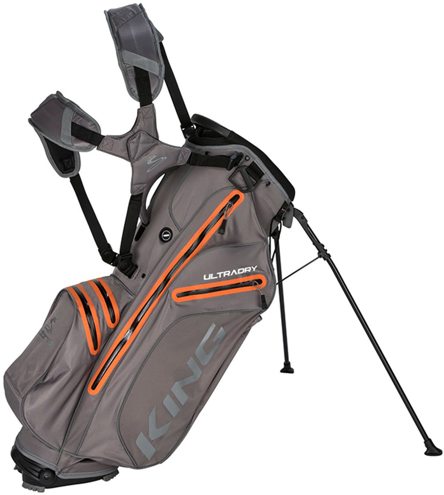 Saco de golfe Cobra Golf King UltraDry Nardo Grey Stand Bag