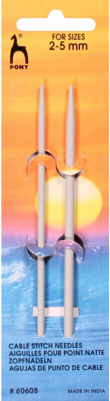 Aiguille auxiliaire Pony Cable Needle Aiguille auxiliaire 12,5 cm 2 mm-5 mm