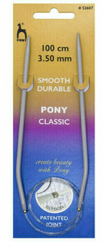 Kör alakú tű Pony Circular Needles Kör alakú tű 100 cm 3,5 mm - 1