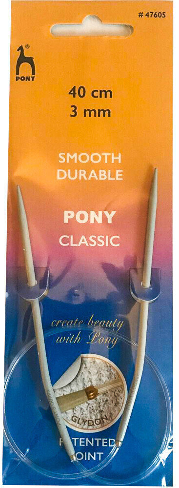 Kruhová jehlice Pony Circular Needles Kruhová jehlice 40 cm 3 mm