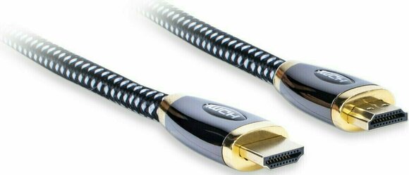 Cable de vídeo Hi-Fi AQ Premium PV10015 1,5 m Blanco-Negro Cable de vídeo Hi-Fi - 1