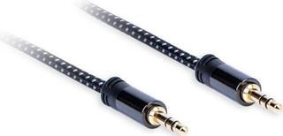 Cable AUX Hi-Fi AQ Premium PA40030 3 m Blanco-Negro Cable AUX Hi-Fi