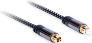 AQ Premium PA50007 0,75 m Negro Cable Óptico Hi-Fi