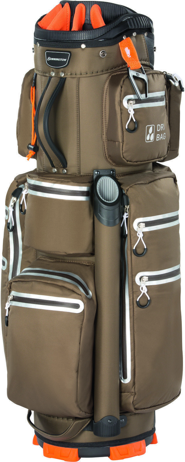 Golfbag Bennington FO 15 Way Waterproof Espresso Cart Bag