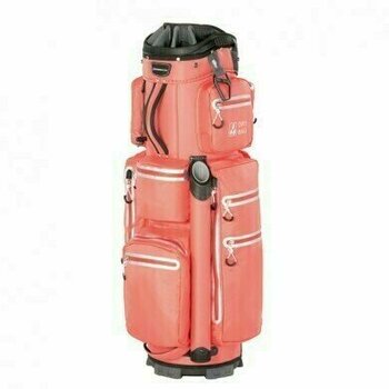 Golfbag Bennington FO 15 Way Waterproof Coral Cart Bag - 1