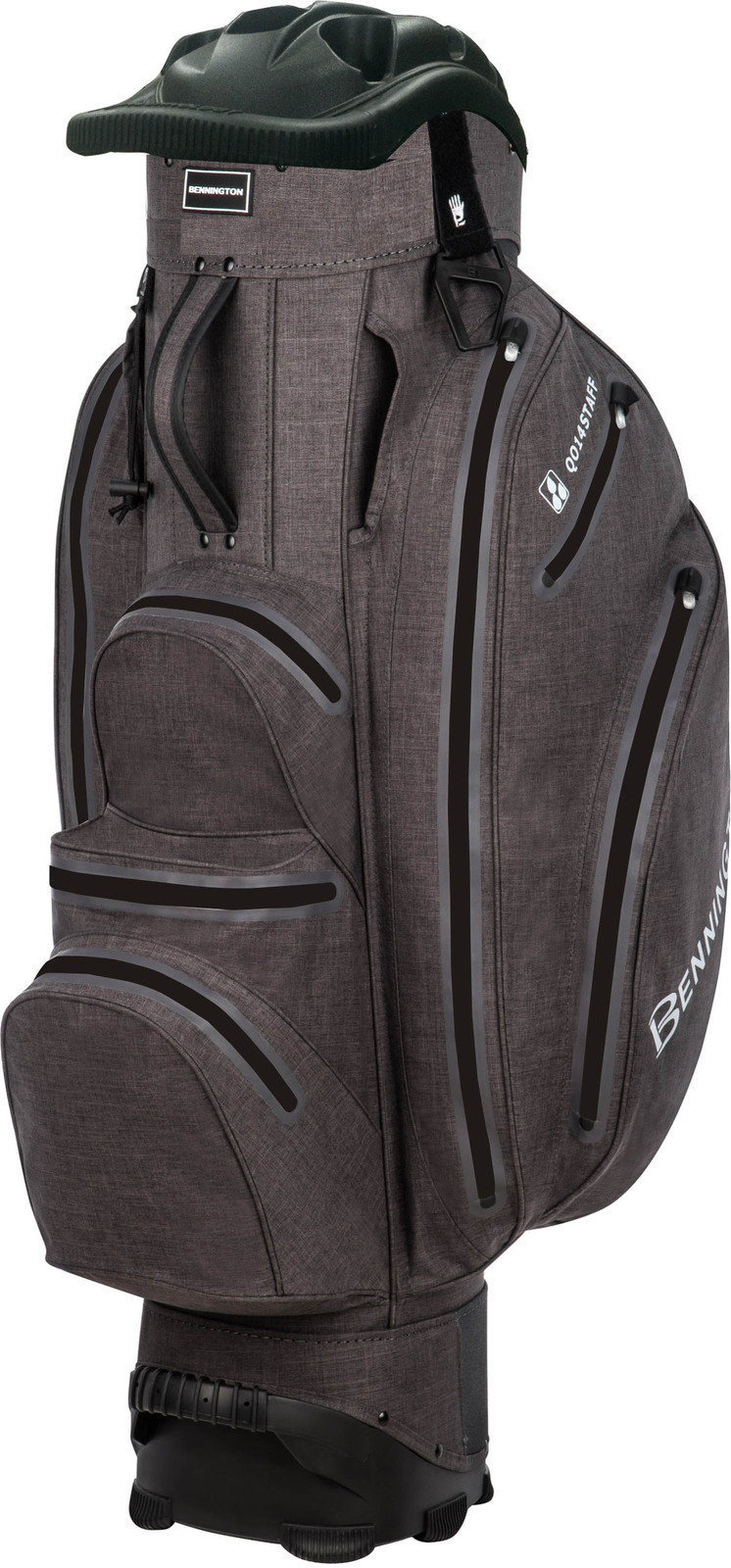 Saco de golfe Bennington QO 14 Premium Waterproof Cart Bag Charcoal