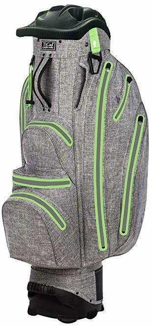 Sac de golf Bennington QO 14 Premium Waterproof Cart Bag Grey