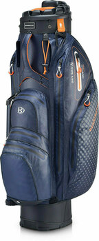 Saco de golfe Bennington QO 9 Lite Waterproof Midnight Blue/Orange Cart Bag - 1