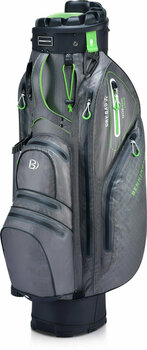 Golf Bag Bennington QO 9 Lite Waterproof Canon Grey/Laser Green Cart Bag - 1