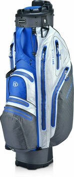 Golf Bag Bennington QO 9 Lite Waterproof Canon Grey/Royal/White Cart Bag - 1