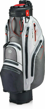 Golfbag Bennington QO 9 Lite Waterproof Canon Grey/Black/White Cart Bag - 1