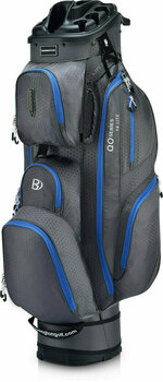 Golflaukku Bennington QO 14 Lite Cart Bag Canon Grey/Electric Blue - 1
