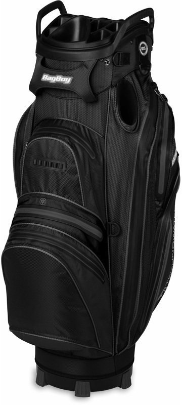 Bolsa de golf BagBoy Techno 337 Waterproof Black/Black Cart Bag