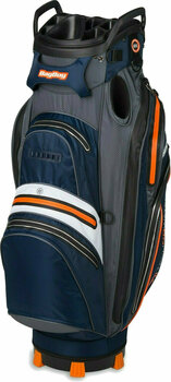 Golf torba Cart Bag BagBoy Techno 337 Navy/Orange/Charcoal/White Golf torba Cart Bag - 1